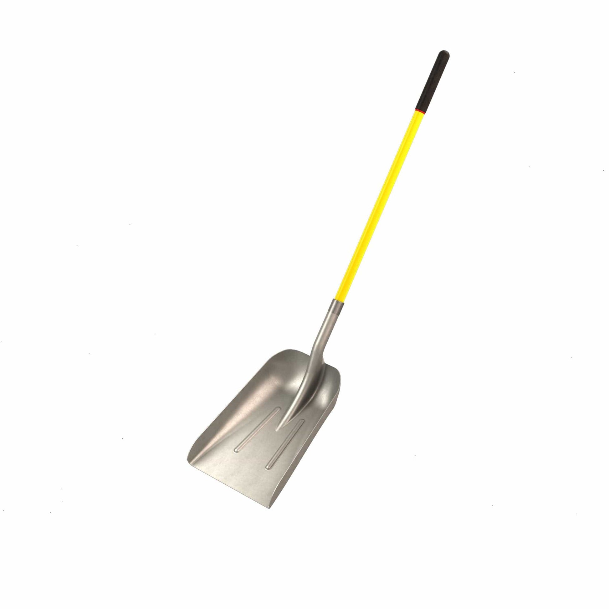 Scoop Shovel Aluminum Alloy with 48" Fiberglass Handle alt 0