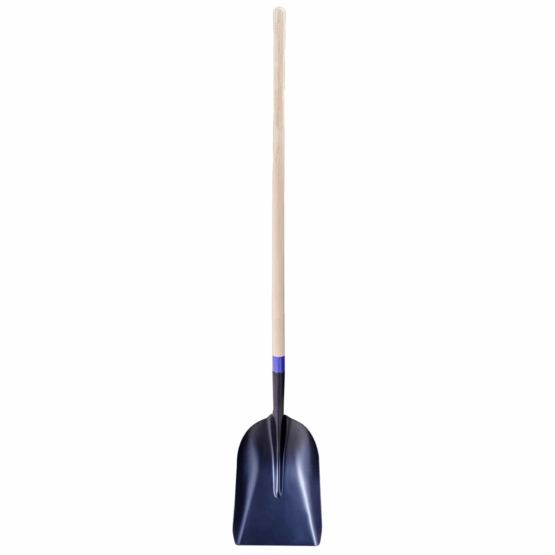 Scoop Shovel Steel 11-1/2" X 14-1/2" with 48" Wood Handle alt 0