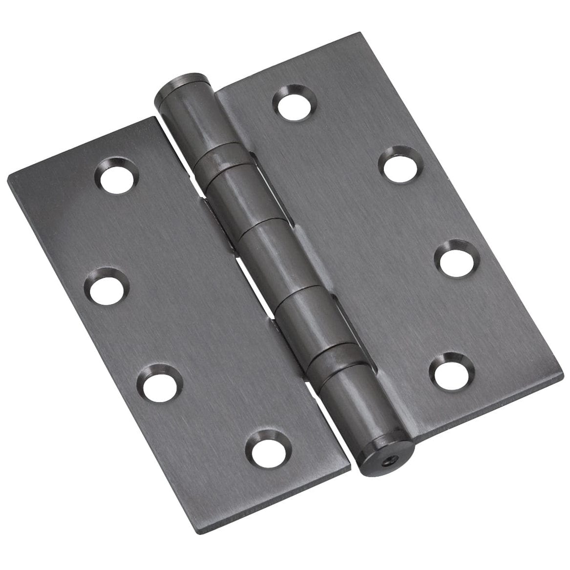 4" (102 mm) Full Mortise Ball Bearing Butt Hinge Antique Nic alt 0