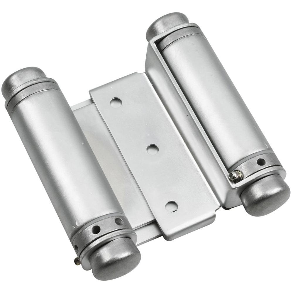3'' Double Action Spring Hinge Satin Chrome, 1 Pair alt 0