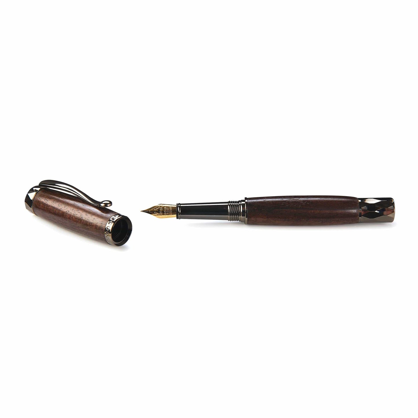 Chevron Die Cut Fountain Pen Kit Gunmetal alt 0