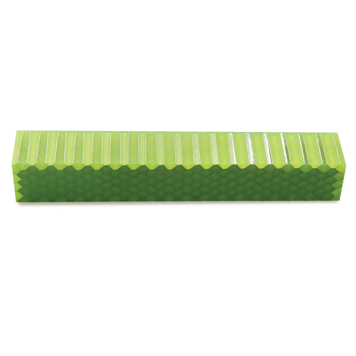 Acrylic Honeycomb Pen Blank Flo Yellow alt 0