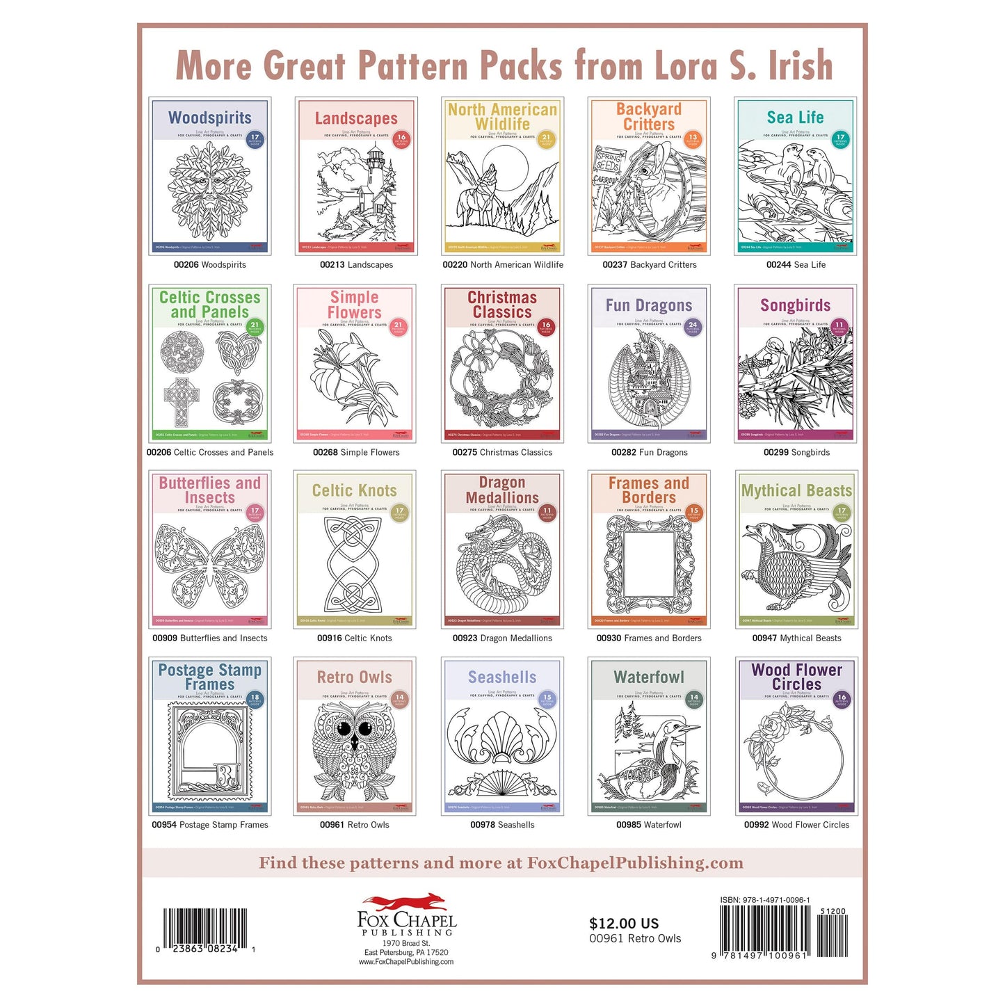 Retro Owls Pattern Pack alt 0