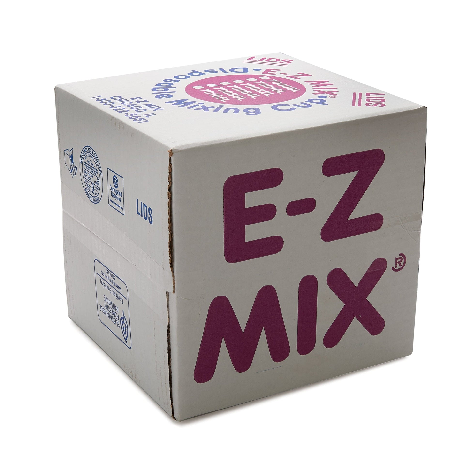 E-Z Mix 2-1/2 Quart Cup Lids 25pc alt 1