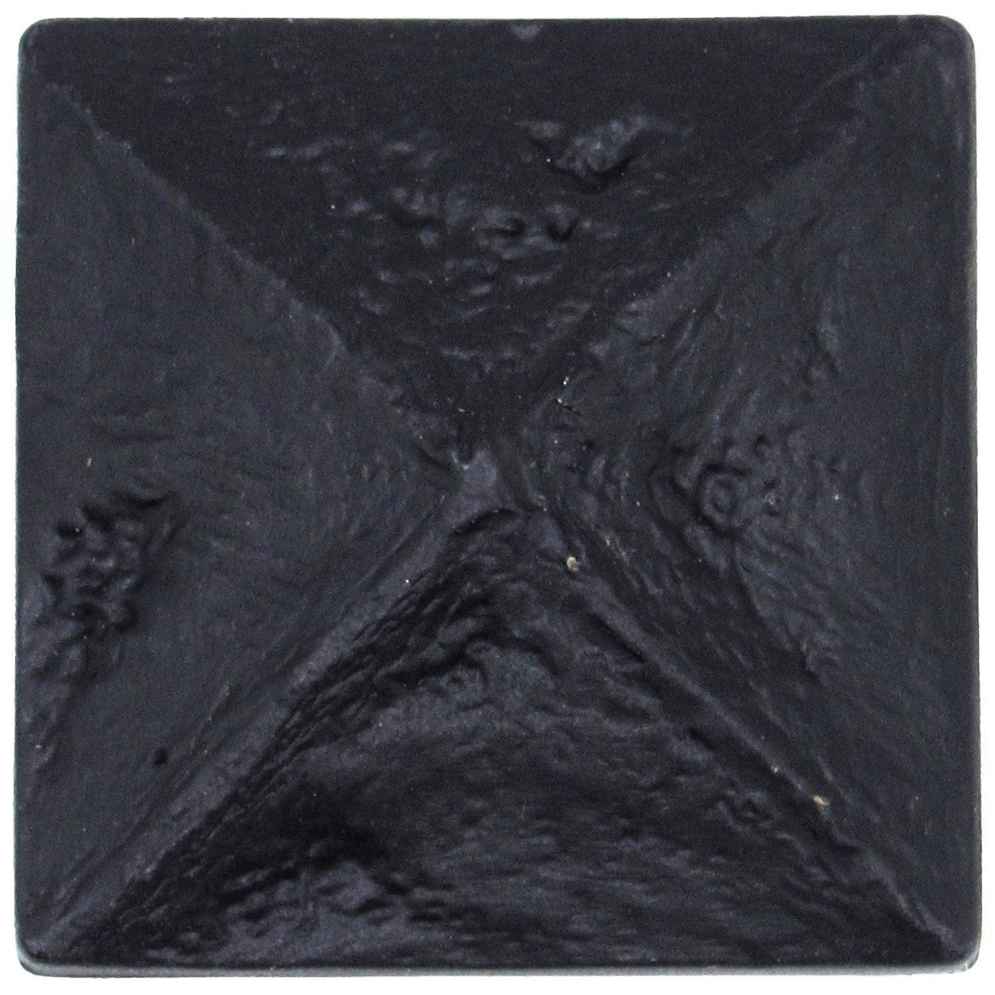 Rustic Pyramid Knob Matte Black alt 0