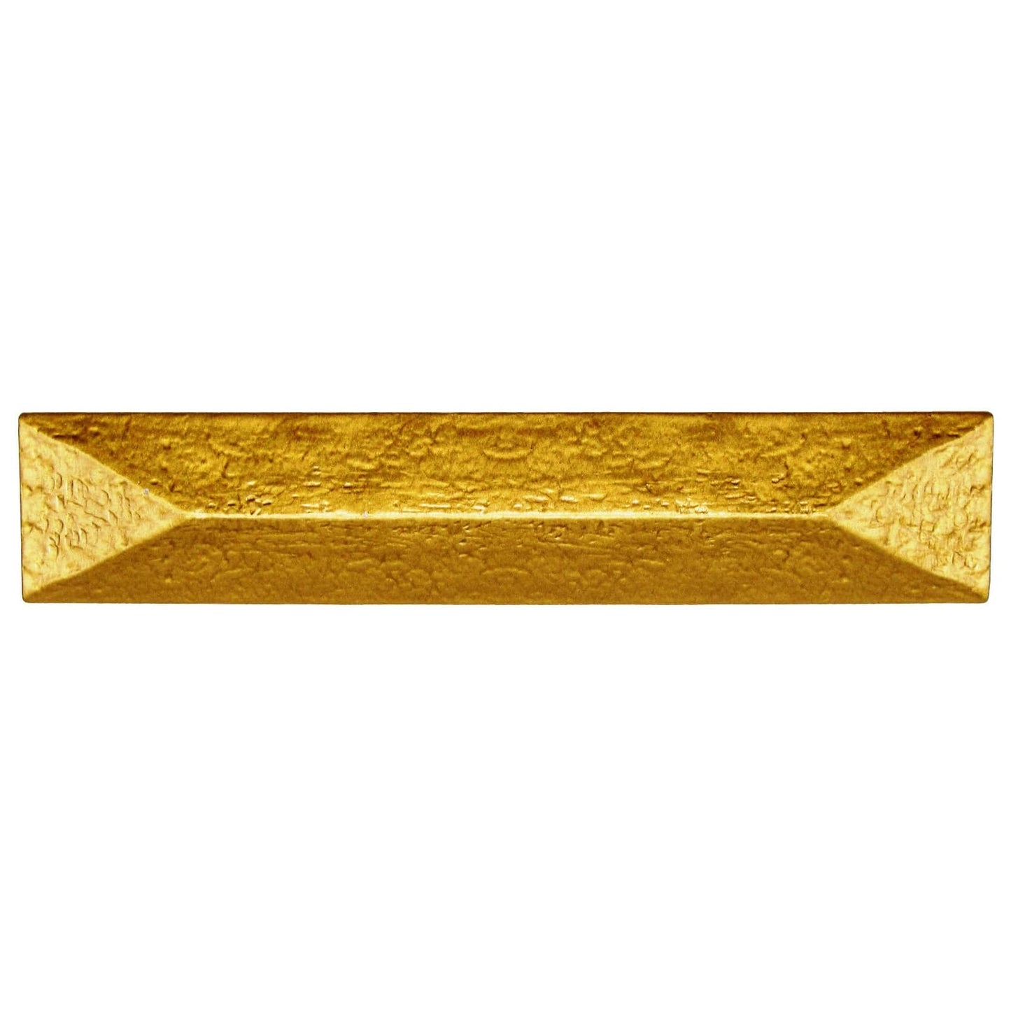 Rustic Pyramid Pull 3-3/4" Center Lux Gold alt 0