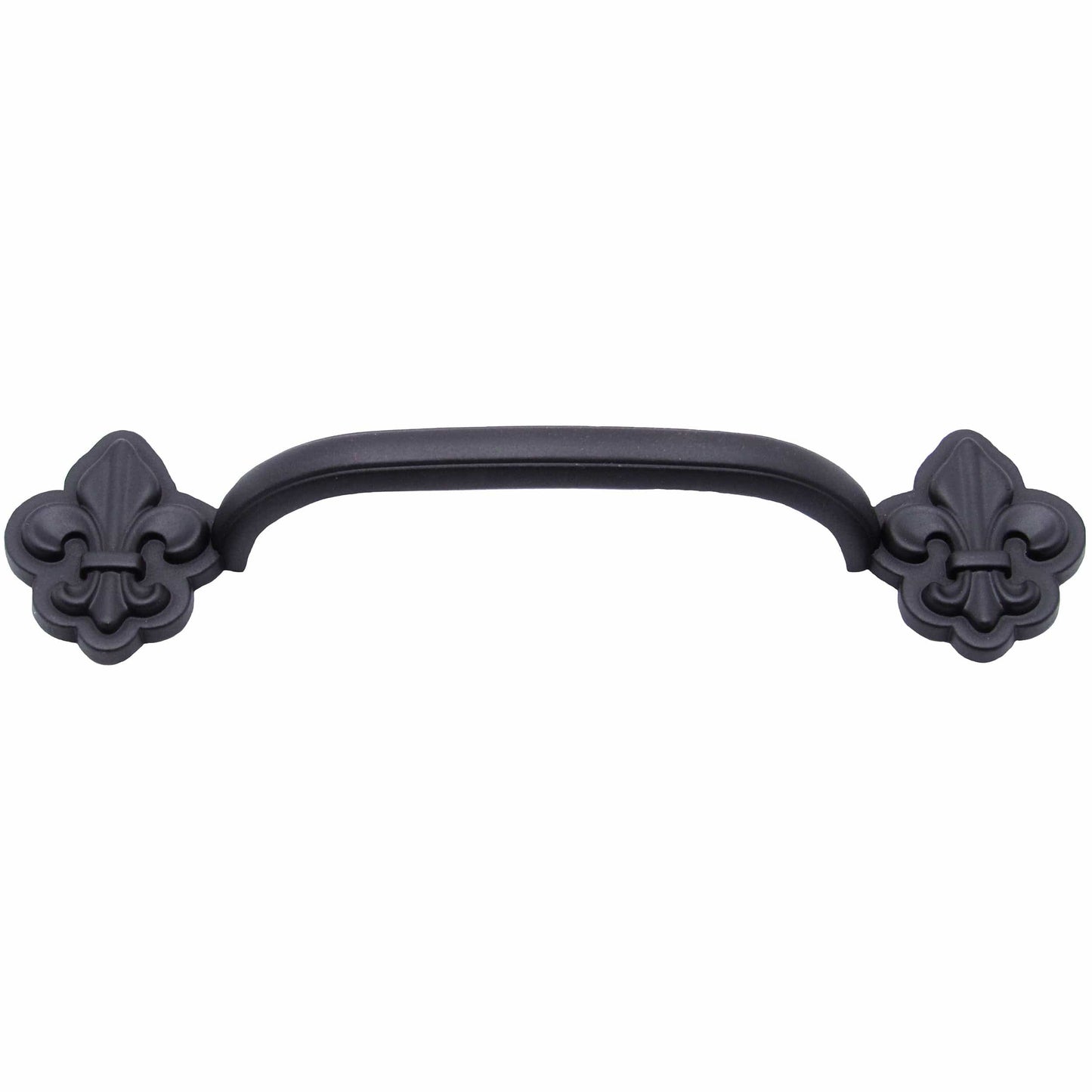 Fleur De Lis Arch Pull 3-3/4" Center Oil Rubbed Bronze alt 0