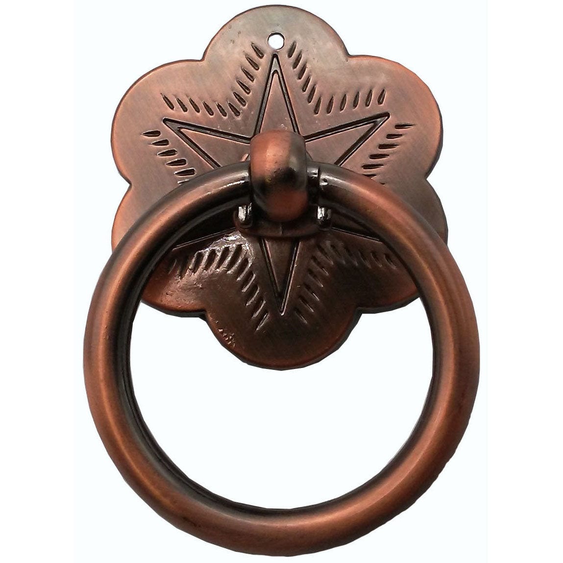 Ring Star Pull Satin Copper Oxide alt 0