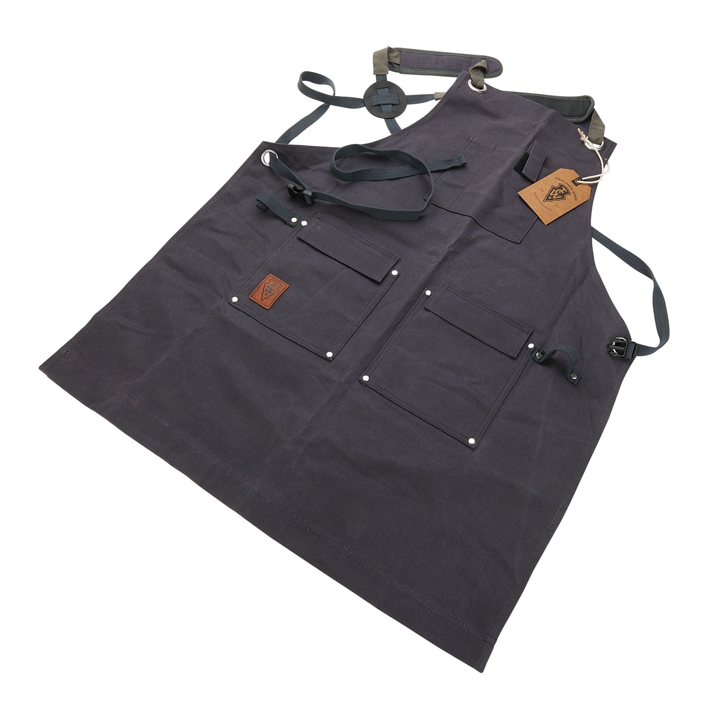 Texas Canvas Wares - 16 oz Waxed Canvas Apron - Slate alt 0