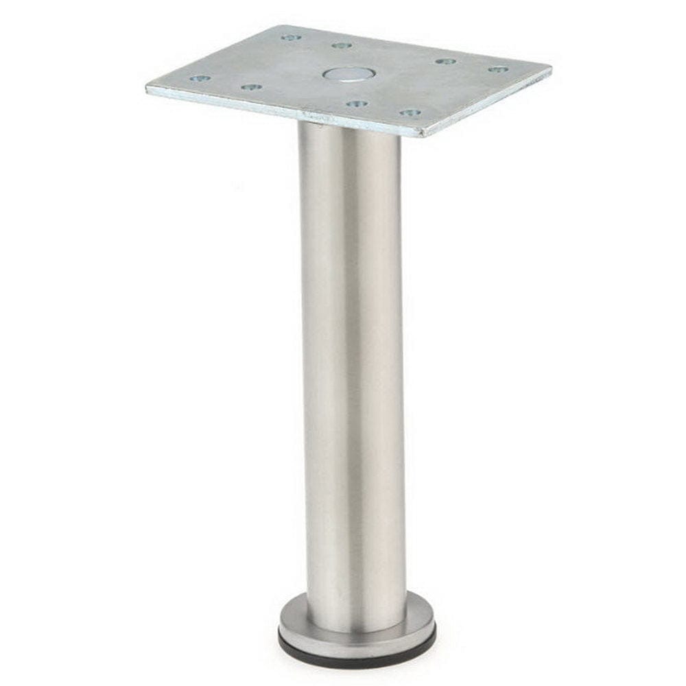 3-15/16" (100 mm) Borsa Adjustable Furniture Leg Stainless Steel alt 0