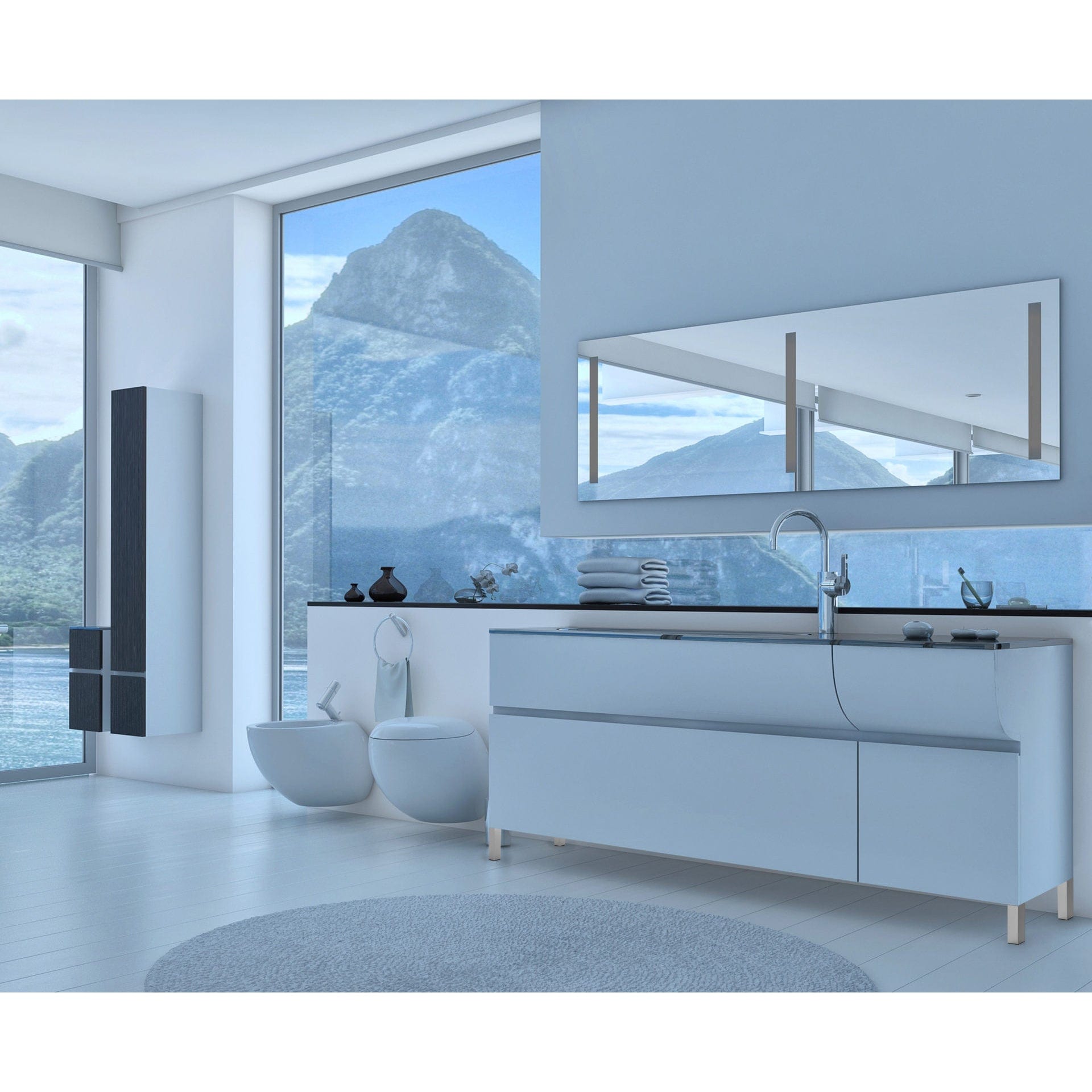 9-27/32" (250 mm) Adjustable Furniture Leg Stainless Steel Pack of 4 alt 0