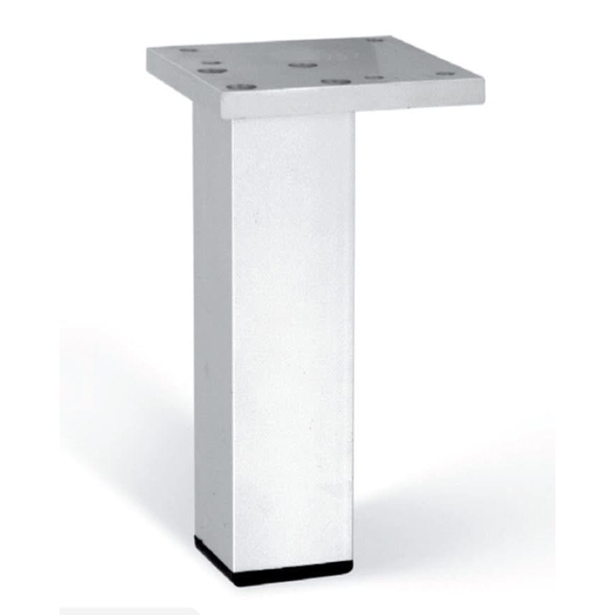 3-15/16" (100 mm) Contemporary Furniture Leg Satin Aluminum alt 0