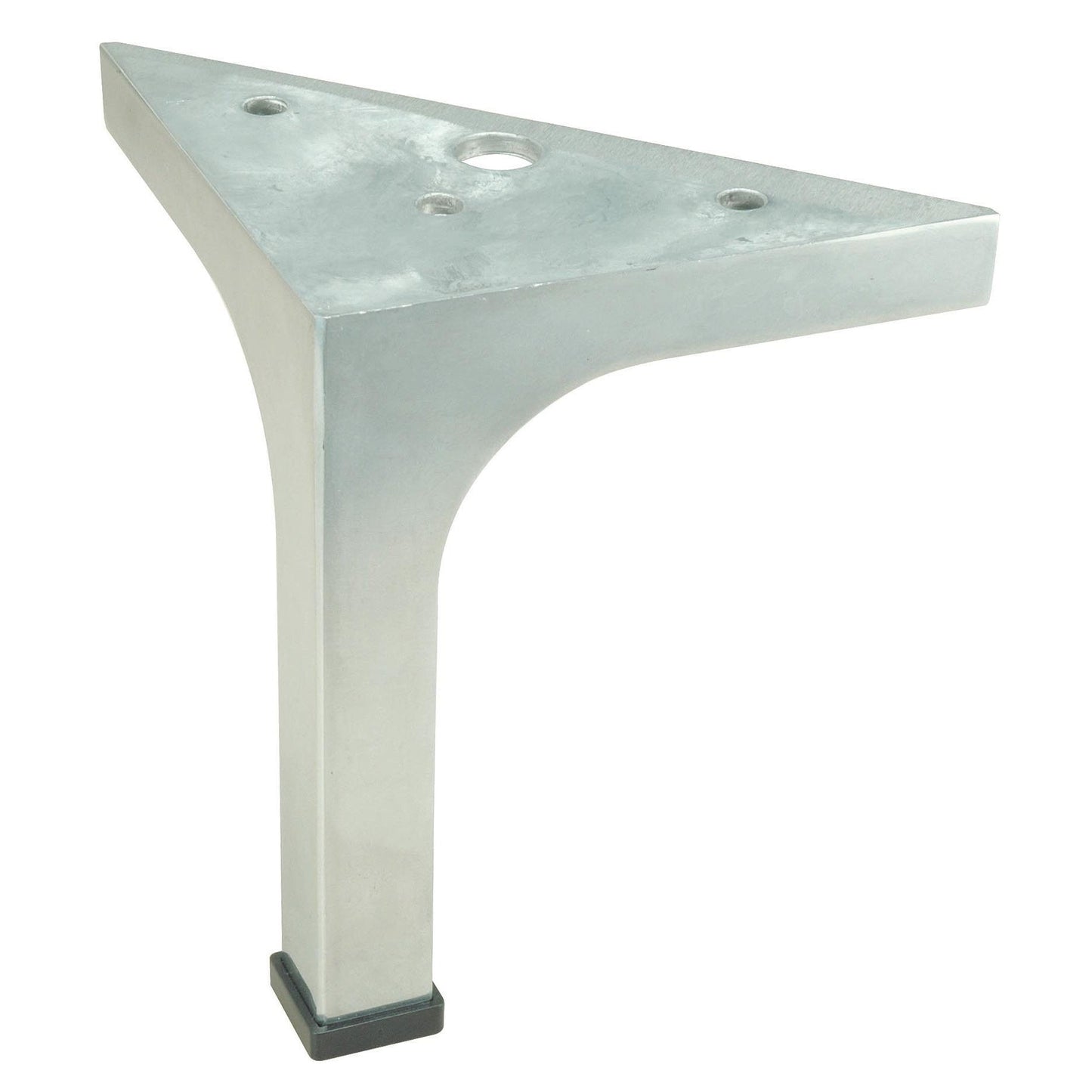 4-23/32" (120 mm) Contemporary Furniture Leg Aluminum alt 0