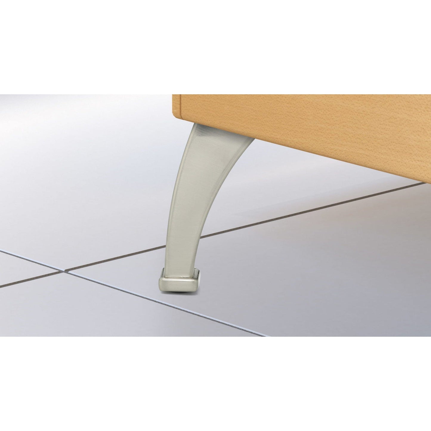 4-1/8" (105 mm) Contemporary Furniture Leg Nickel alt 0