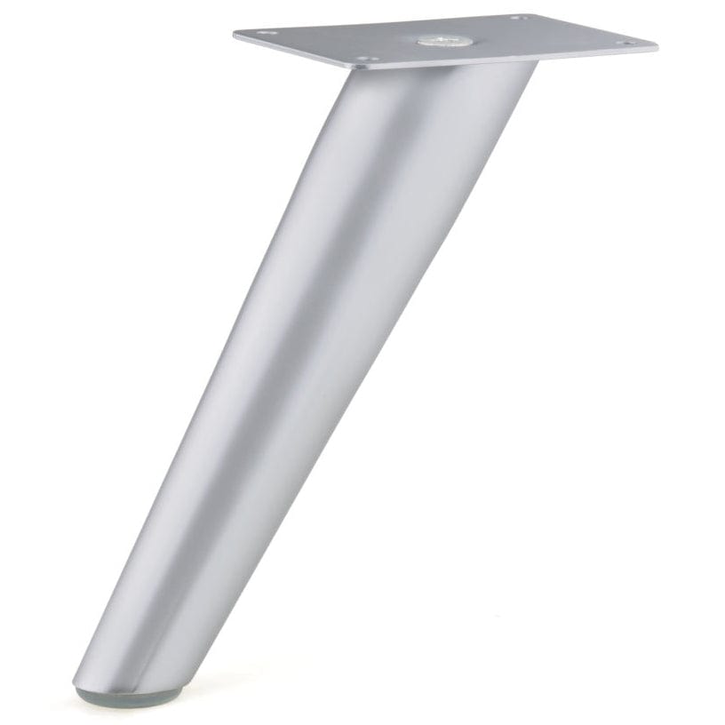 5-29/32" (150 mm) Contemporary Furniture Leg Matte Chrome alt 0