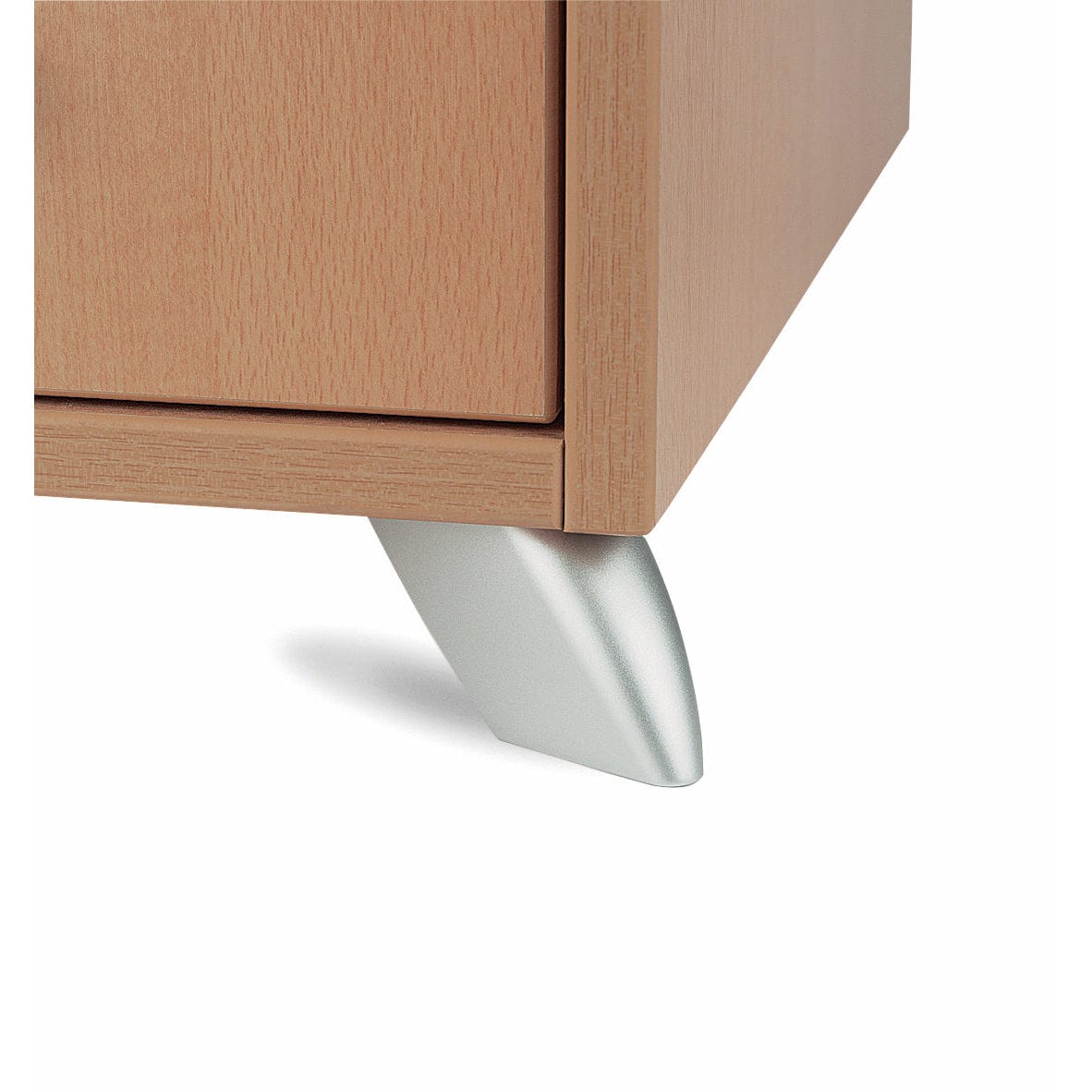 1-31/32" (50 mm) Decorative ABS Leg Silver alt 0