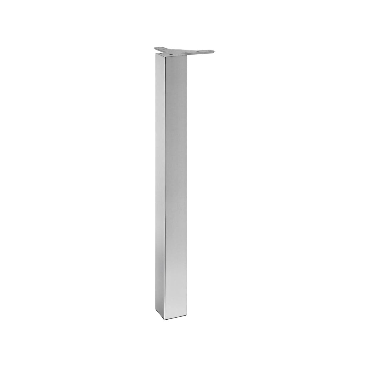 27-3/4" (705 mm) Adjustable Square Leg Stainless Steel Pack of 4 alt 0