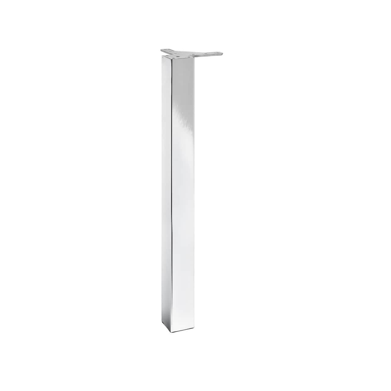 27-3/4" (705 mm) Adjustable Square Leg Chrome Pack of 4 alt 0