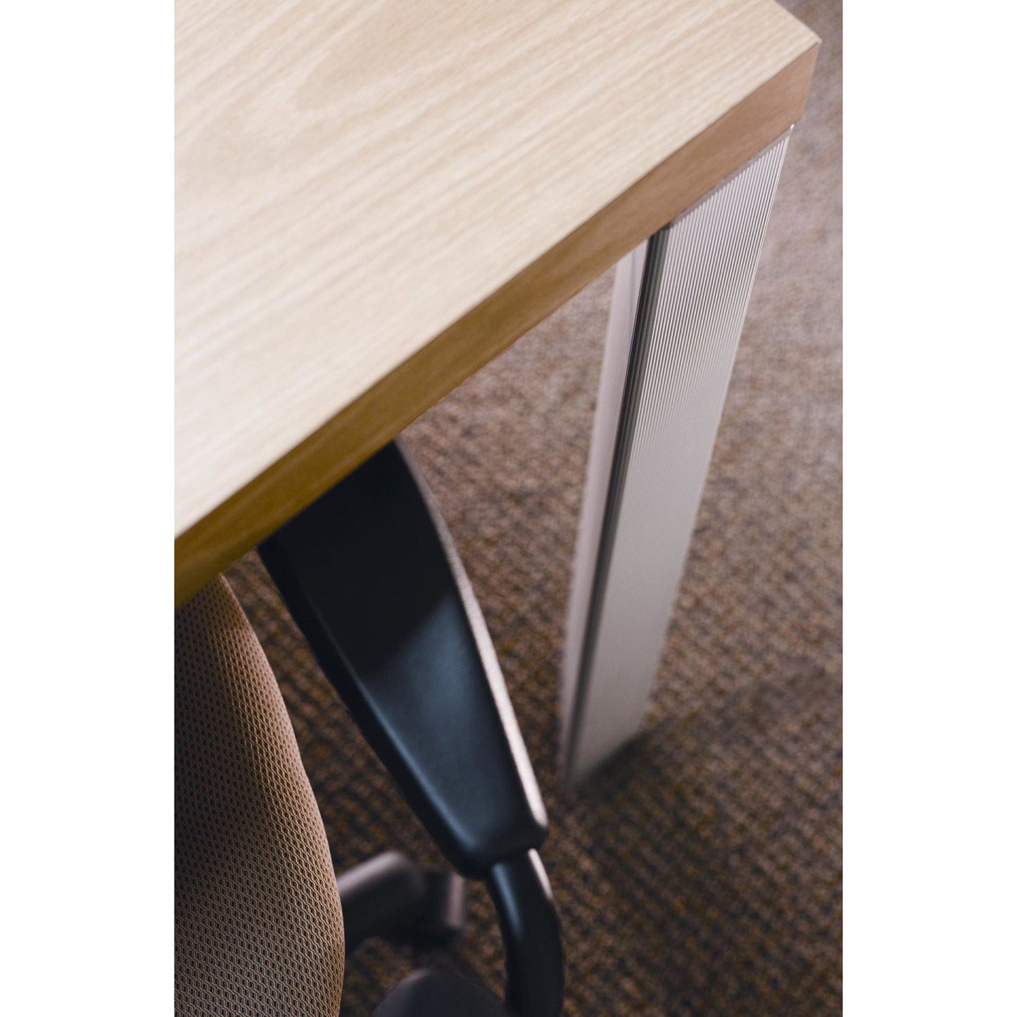 27-1/2" (698 mm) Adjustable Triangular Design Table Leg Aluminum Pack of 4 alt 0