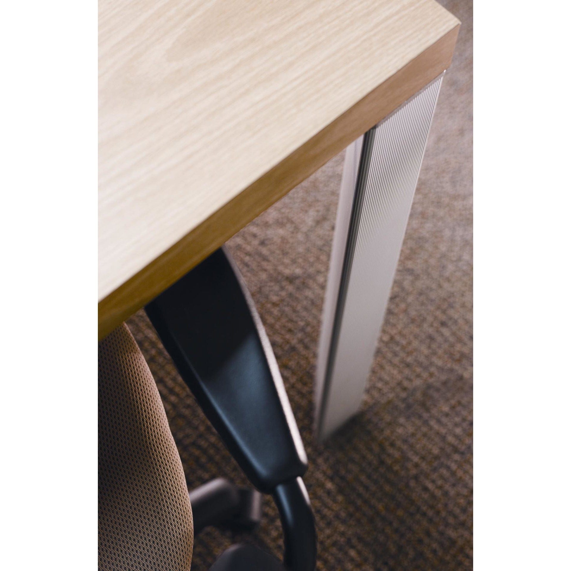 27-1/2" (698 mm) Adjustable Triangular Design Table Leg Aluminum Pack of 4 alt 0