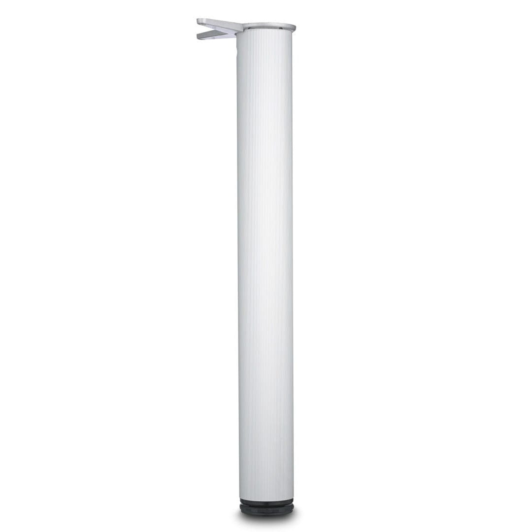 28" (710 mm) Adjustable Table Leg Aluminum alt 0