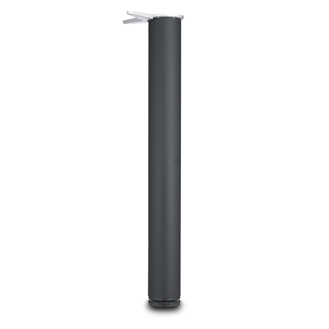 28" (710 mm) Adjustable Table Leg Matte Black alt 0