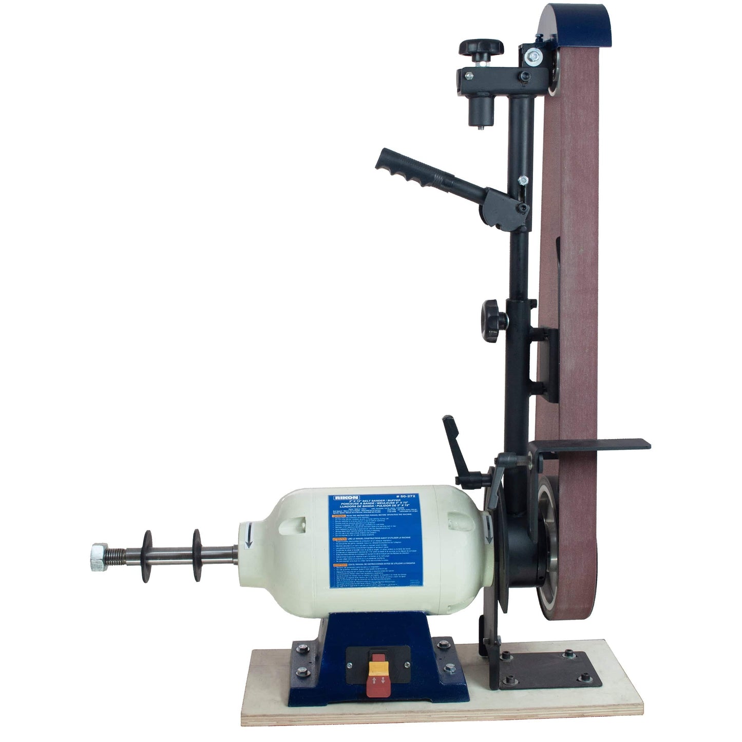 2" x 72" Belt Sander / Buffer - 1 HP with 1" x 8" Spindle alt 0