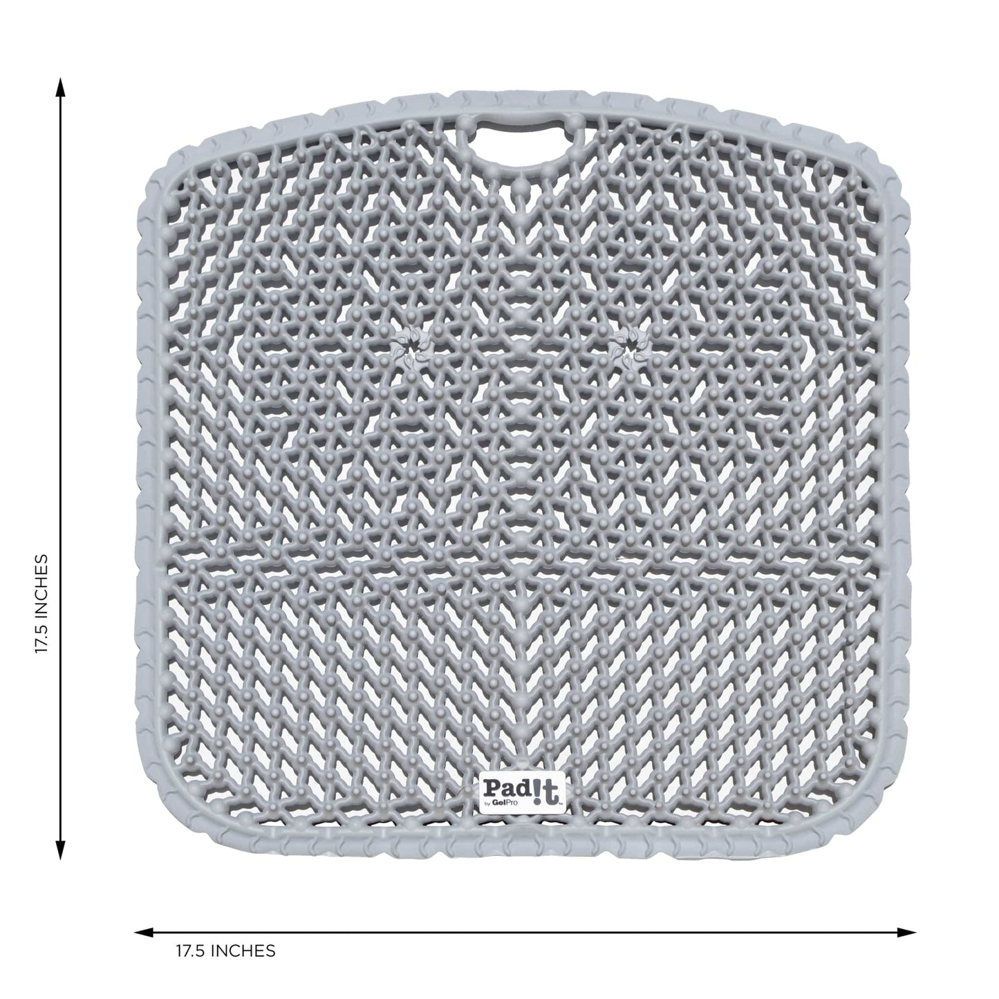 Pad-It Seat Cushion 17-1/2" x 17-1/2" Gray alt 0