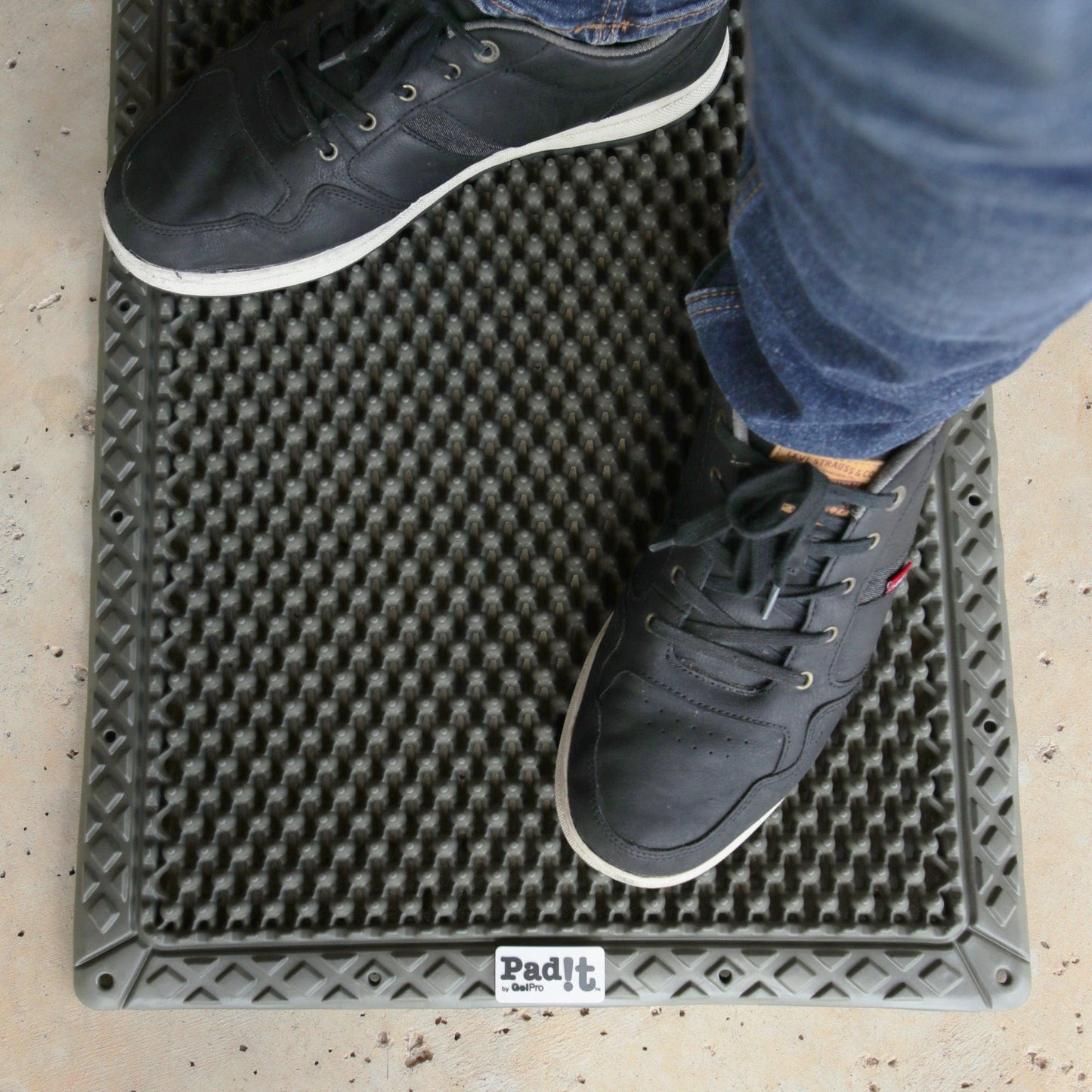 Pad-It Floor Mat 18" x 27-1/2" Black alt 0