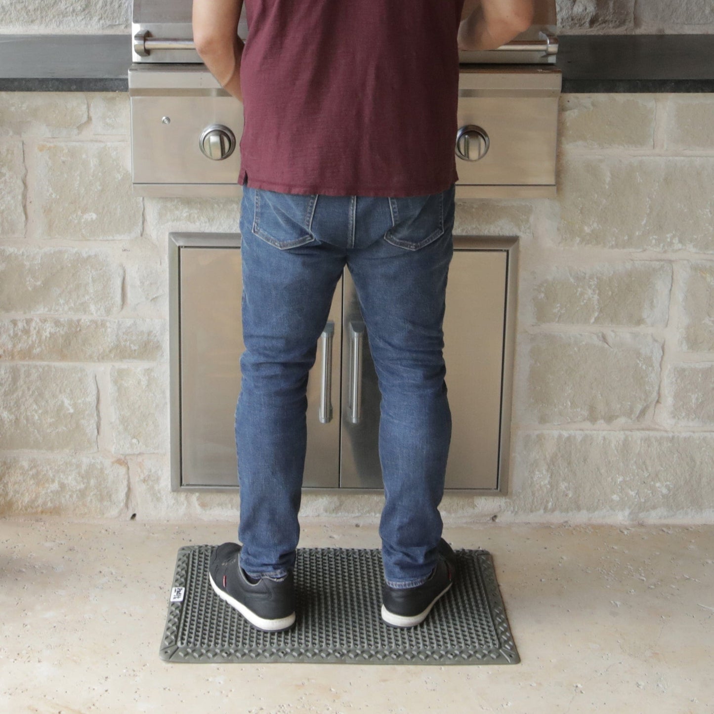 Pad-It Floor Mat 18" x 27-1/2" Gray alt 0