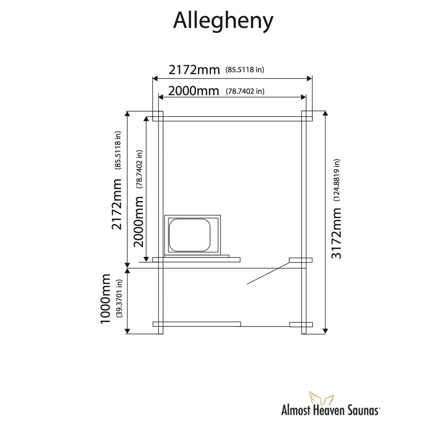 Allegheny Cabin Sauna alt 0