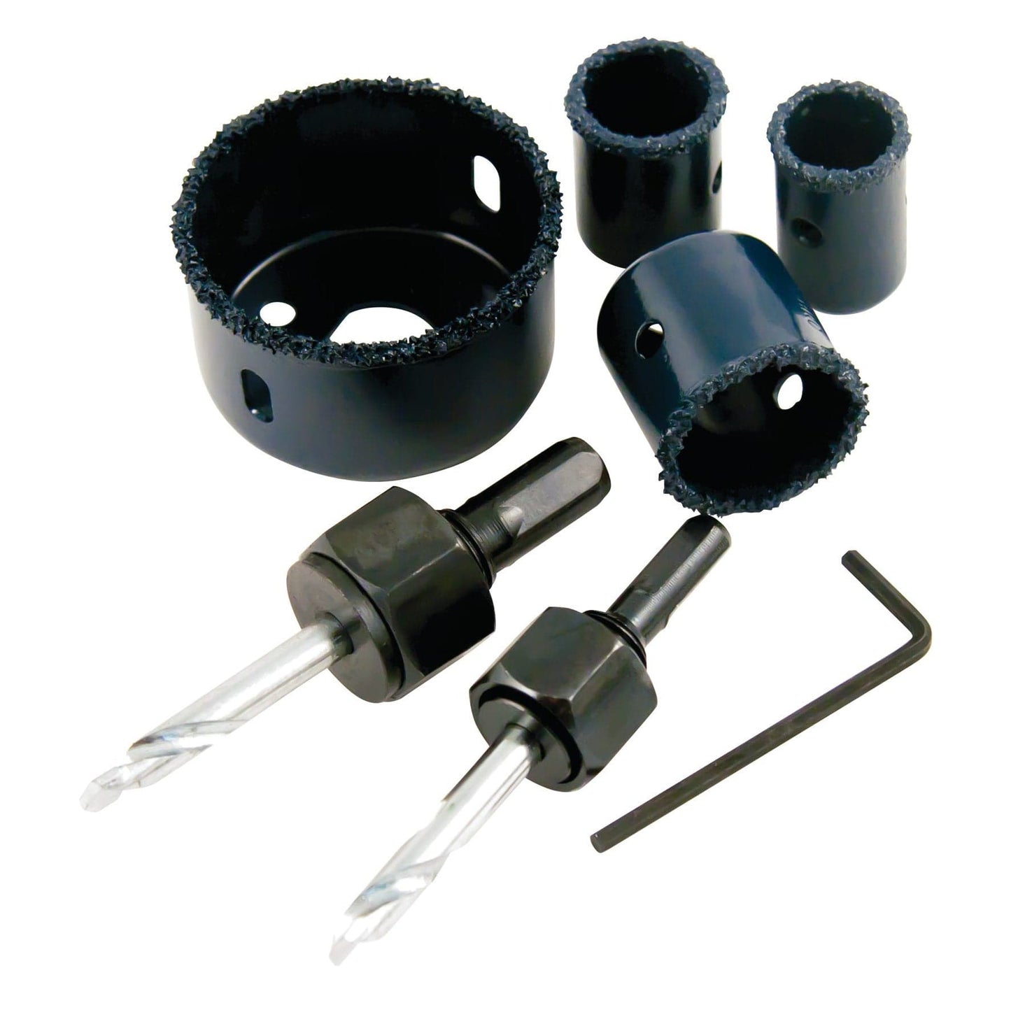 Carbide Grit Hole Saw Set alt 0