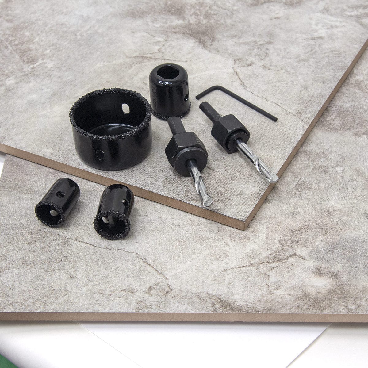 Carbide Grit Hole Saw Set alt 2