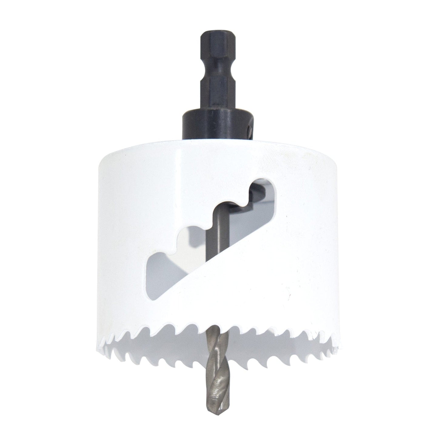 1-3/4"  Bi-Metal Hole Saw with Mandrel and Pilot Drill alt 0