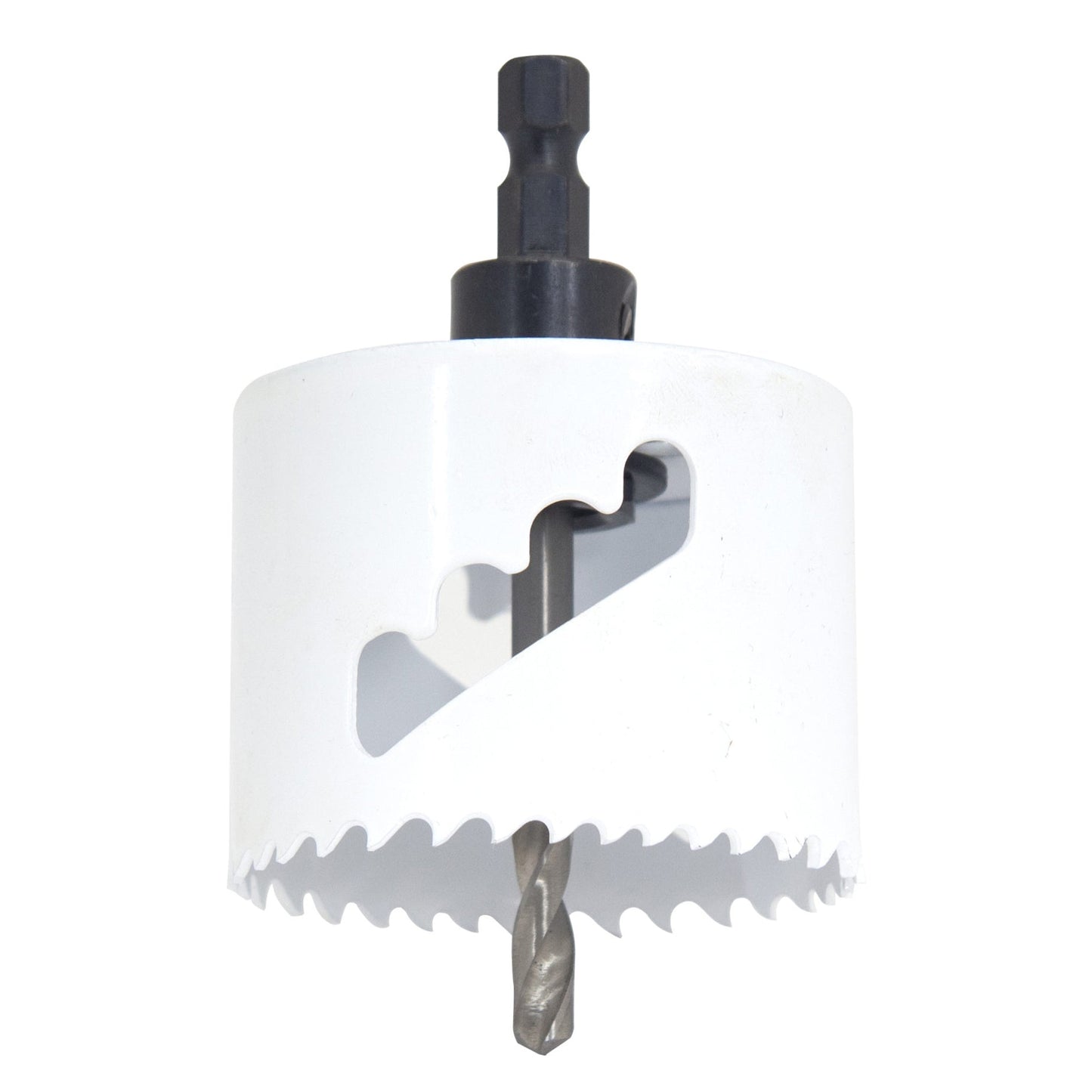 2"  Bi-Metal Hole Saw with Mandrel and Pilot Drill alt 0
