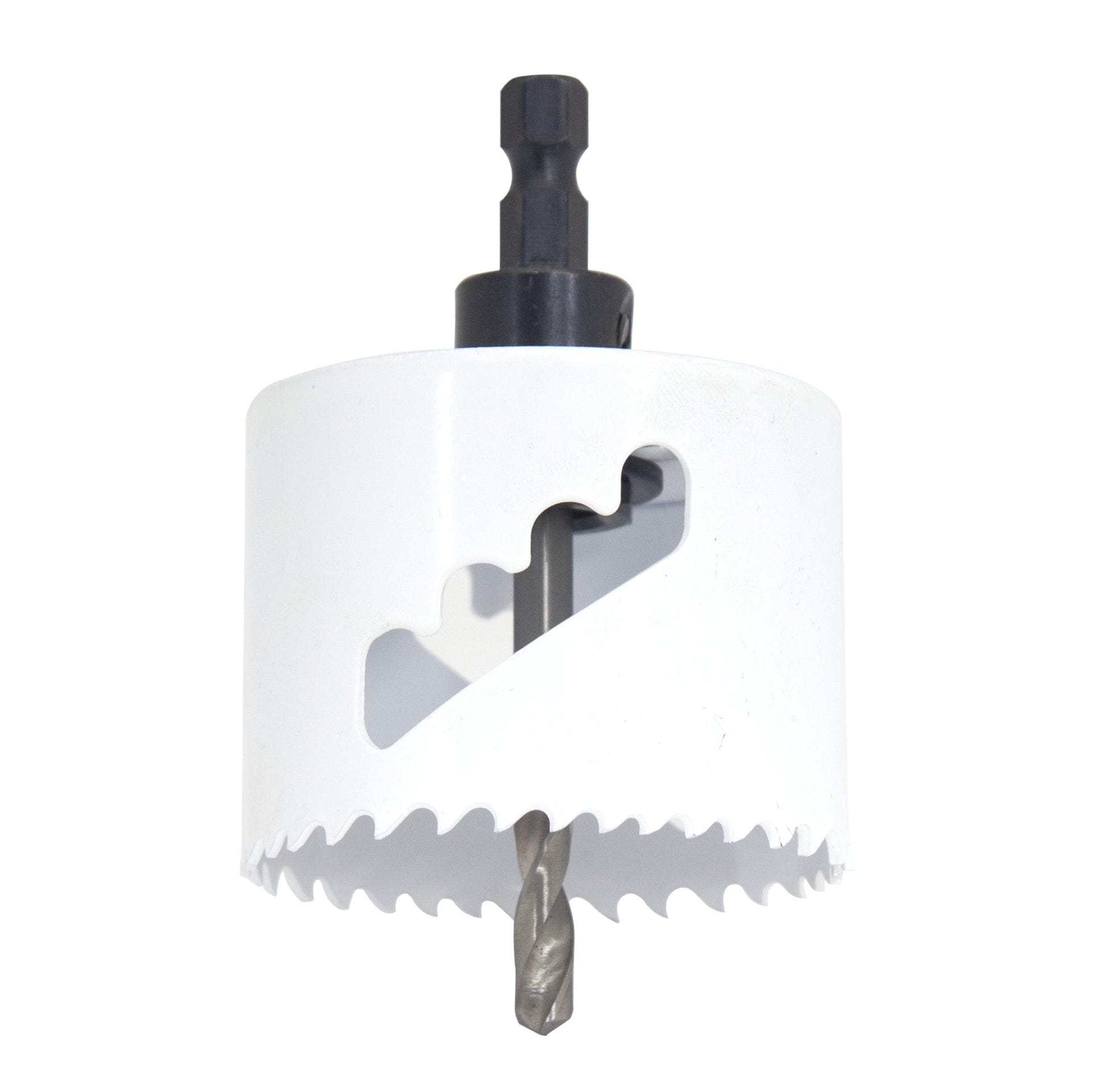 2-1/8"  Bi-Metal Hole Saw with Mandrel and Pilot Drill alt 0