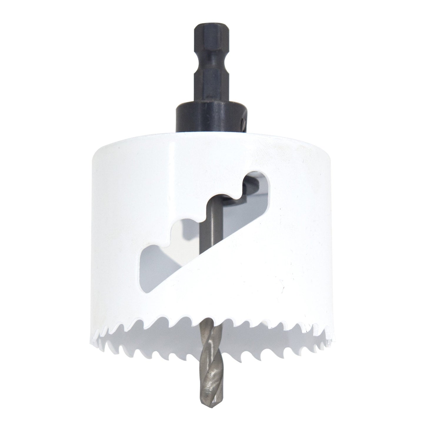 2-7/8"  Bi-Metal Hole Saw with Mandrel and Pilot Drill alt 0