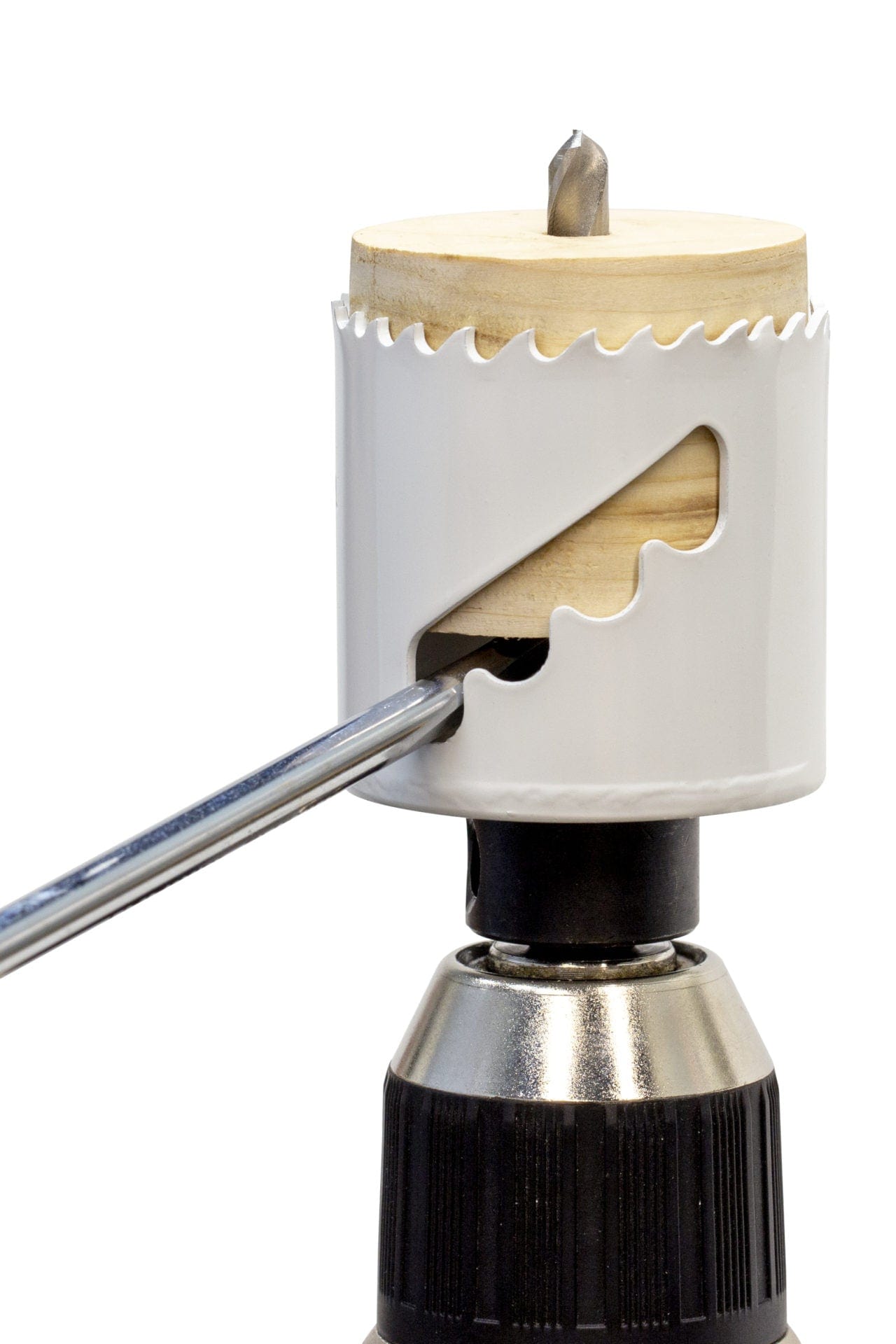 4"  Bi-Metal Hole Saw with Mandrel and Pilot Drill alt 1