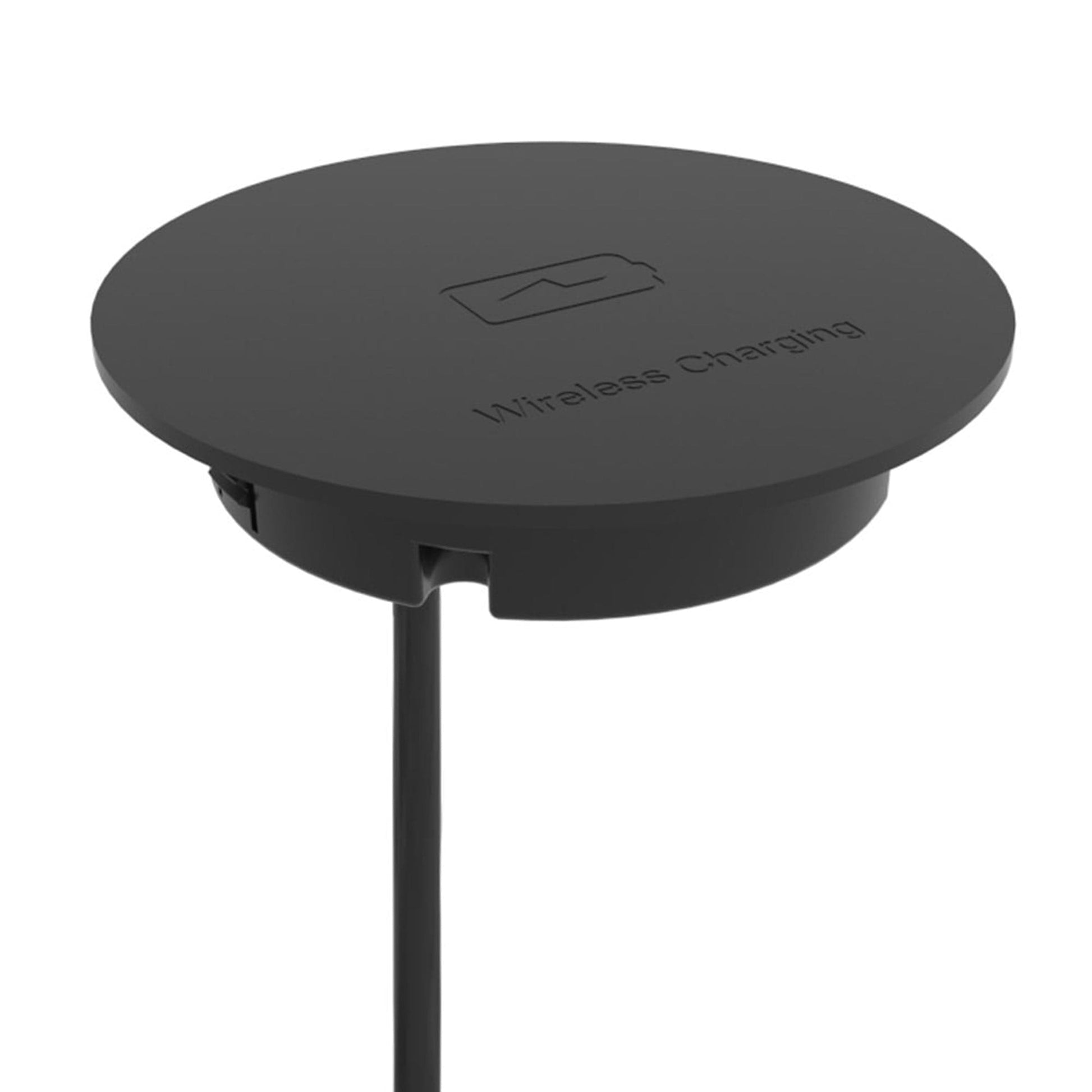 Recessed Top Mount Wireless QI Charging Station Black alt 0