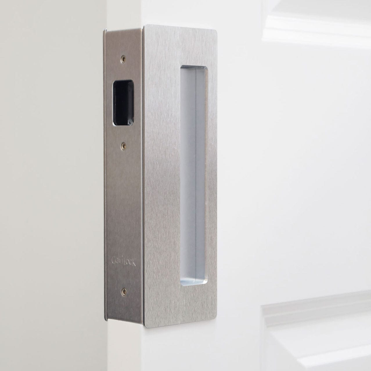 Cavity Sliders CL400 Pocket Door Handle for 1-3/4" Door Satin Chrome alt 0