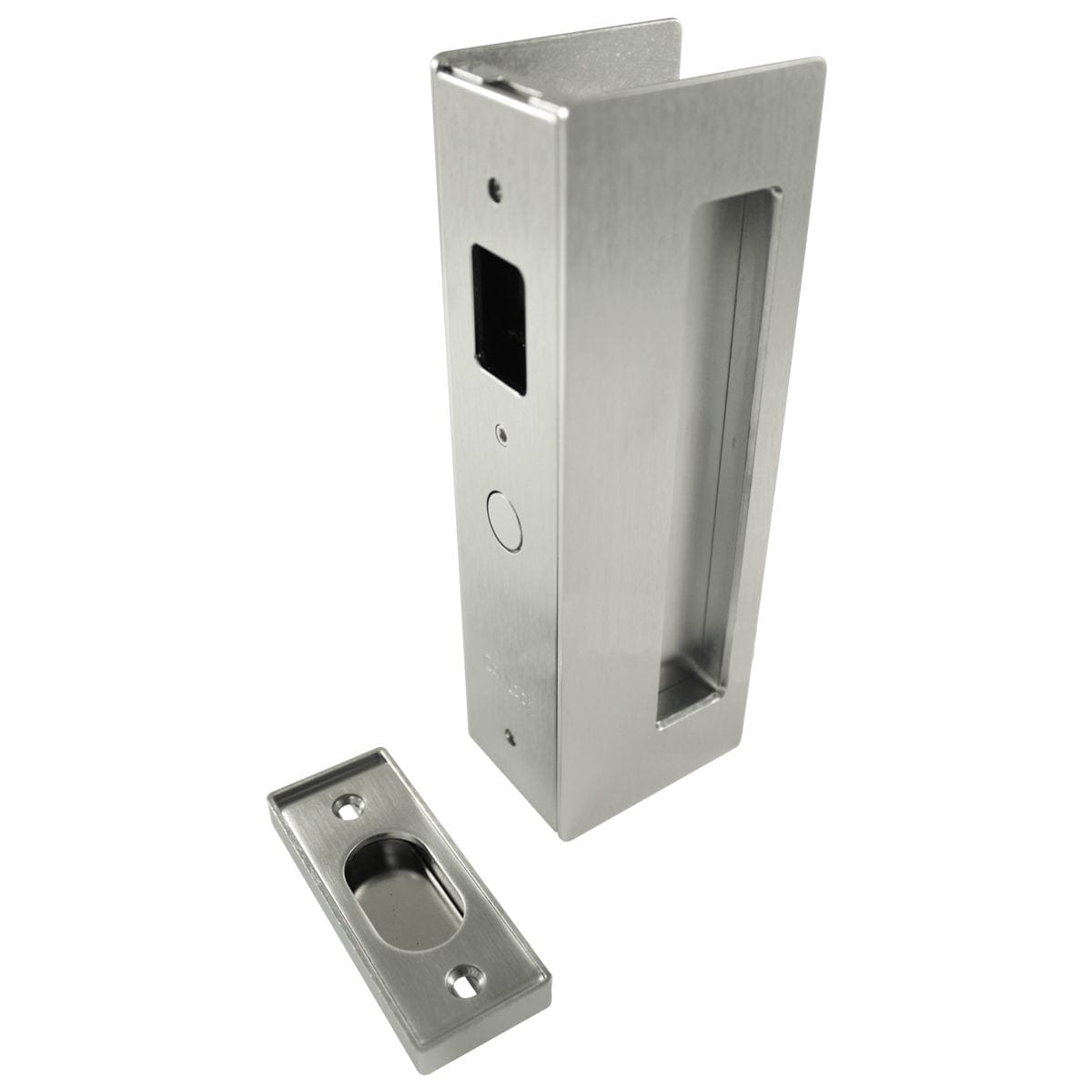 Cavity Sliders CL400 Magnetic Pocket Door Handle for 1-3/4" Door Satin Chrome alt 0
