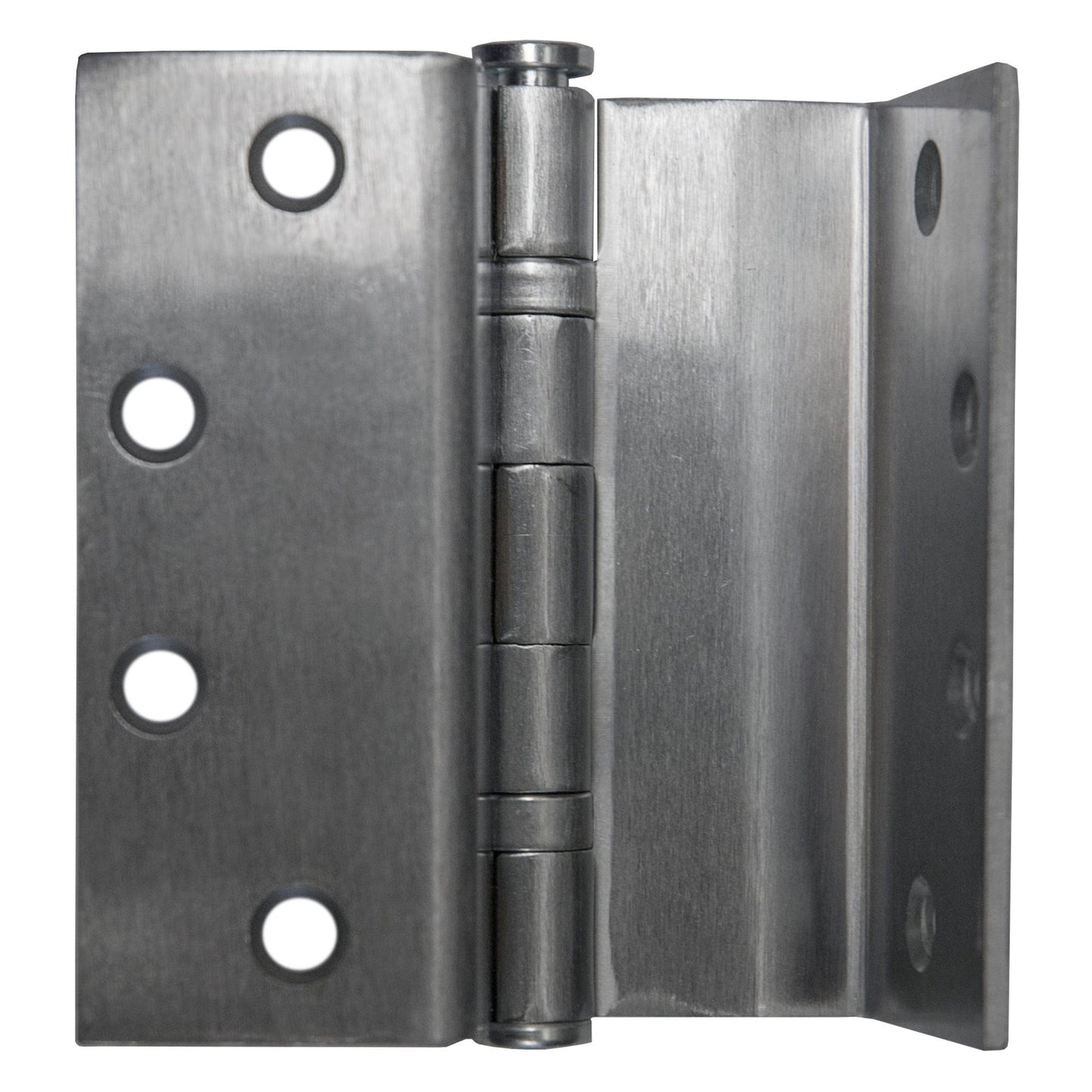 4-1/2" Left Side Ball Bearing Wrap-Around Swing Clear Hinge alt 0