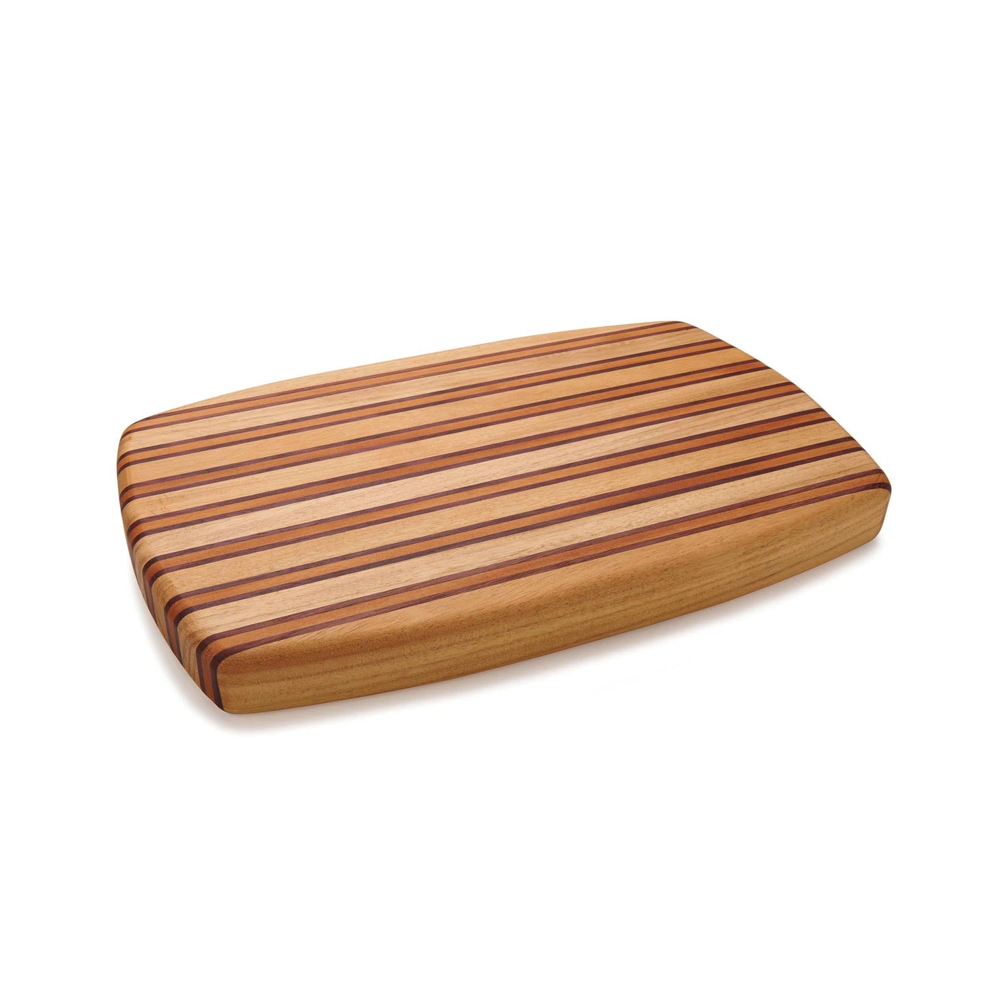 Exotic Cutting Board Kit - 1-1/2" x 10" x 16" - Angelim, Araracanga & Purpleheart alt 0