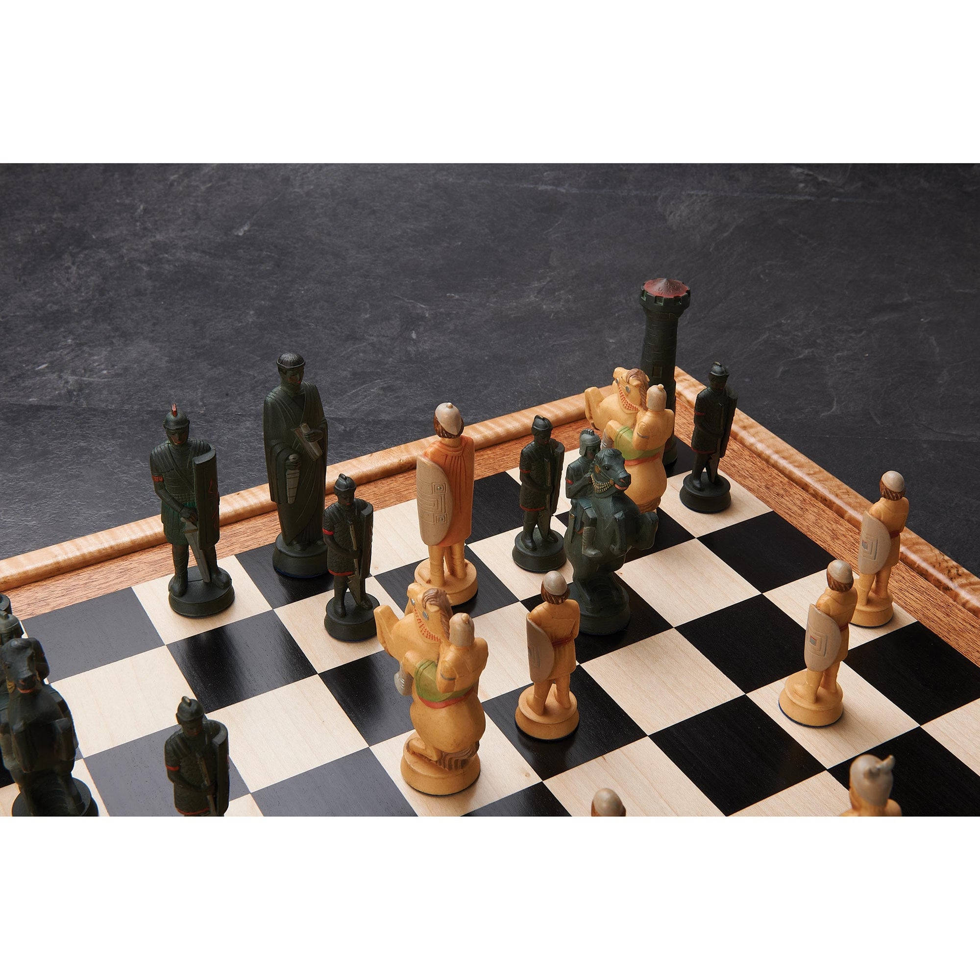 Chess or Checkers Wood Veneer - 19" x 19" - 2-Ply Wood-on-Wood alt 0
