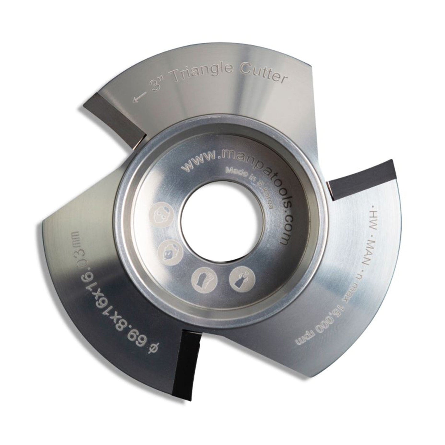 3" Triangle Cutter alt 0