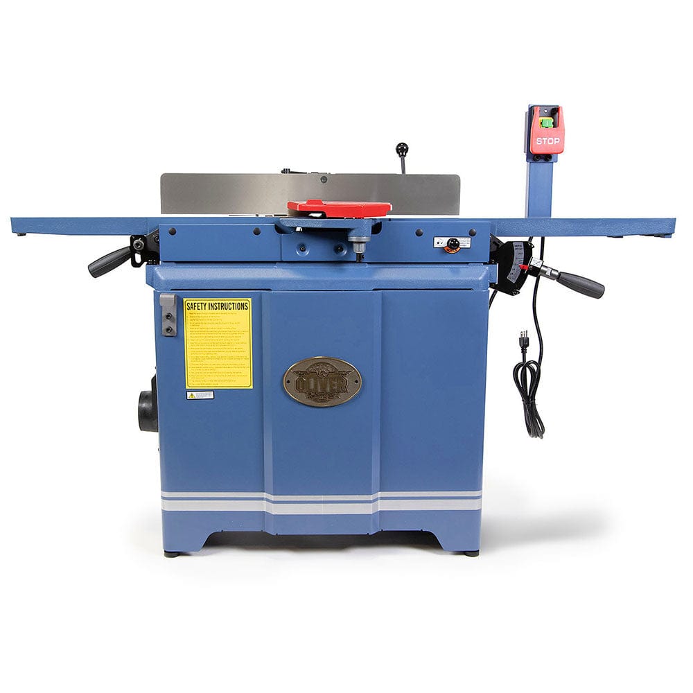 8" Parallelogram Jointer with 4-sided Insert Helical Cutterhead 3HP 1Ph 220V only