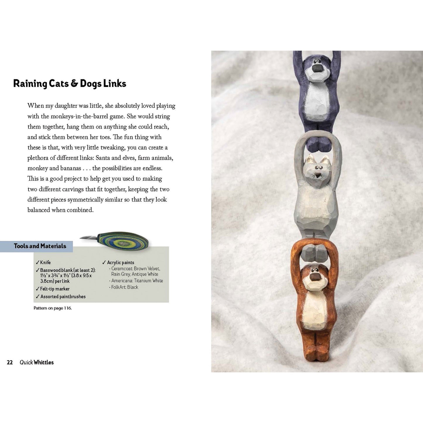 Quick Whittles - 16 Caricature Projects to Carve in a Sitting alt 0