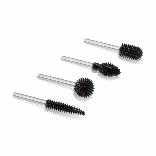 Extreme Rotary Burr Set - 1/8" Shaft - Very Coarse - 4 Piece alt 0