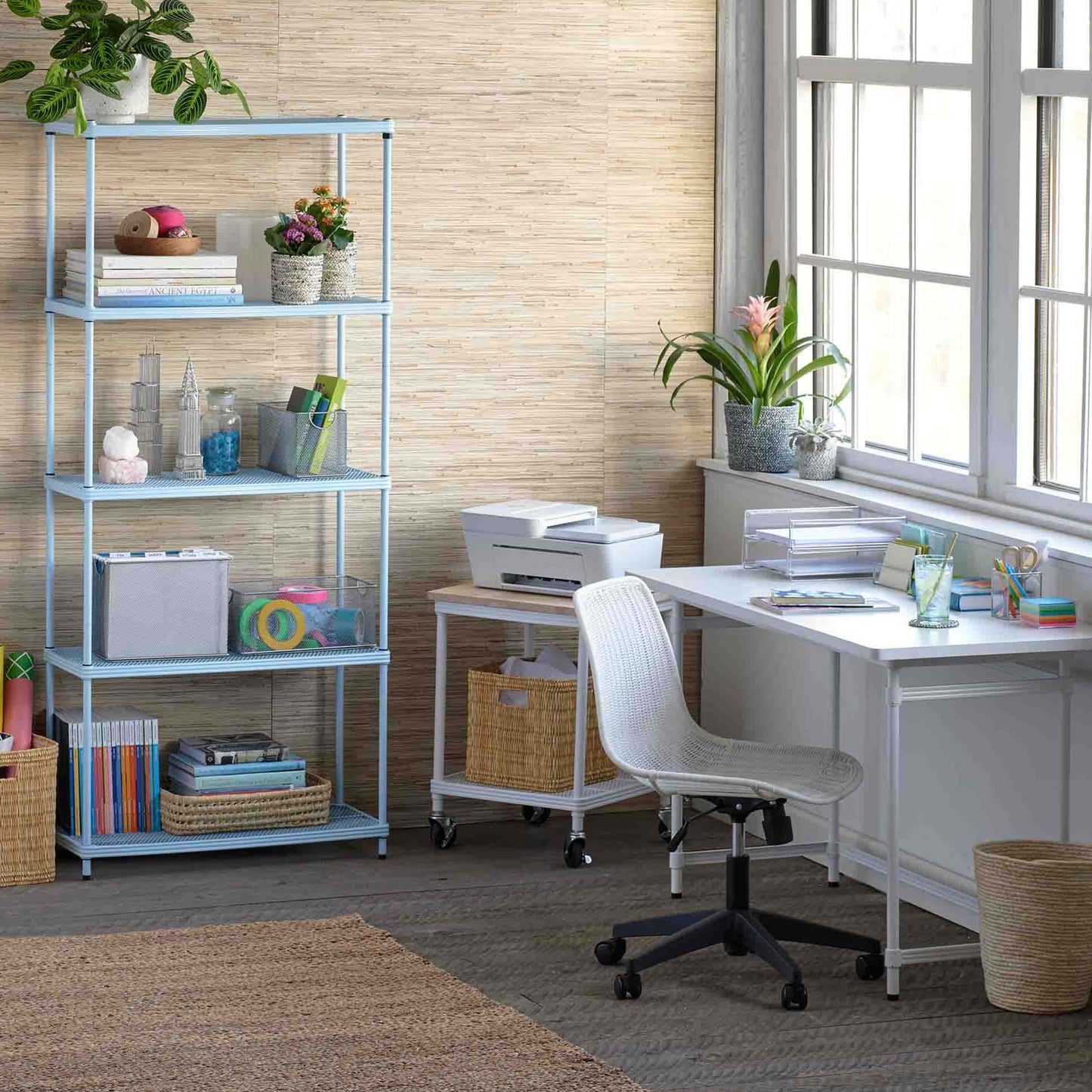 MeshWorks Bookshelf Sage Green alt 1