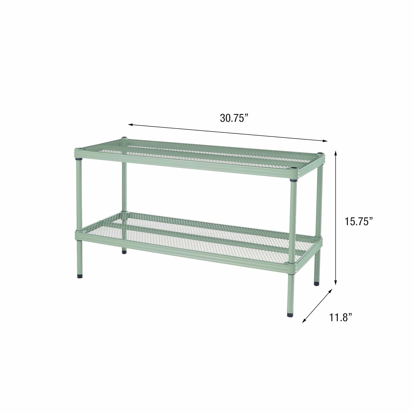 MeshWorks Shoe Shelf Sage Green alt 0